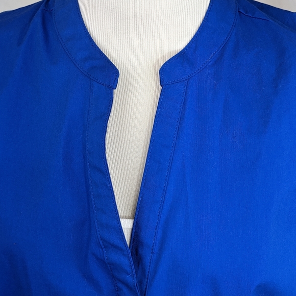 ☀️Apt 9 NWT pleated top Large blue - Picture 9 of 14